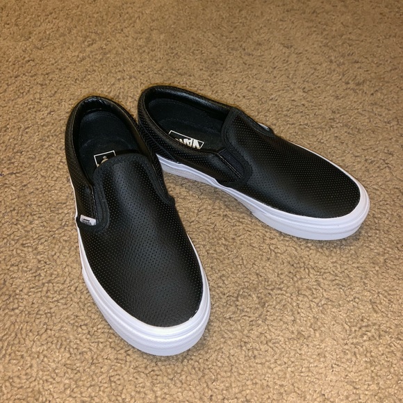leather vans size 3